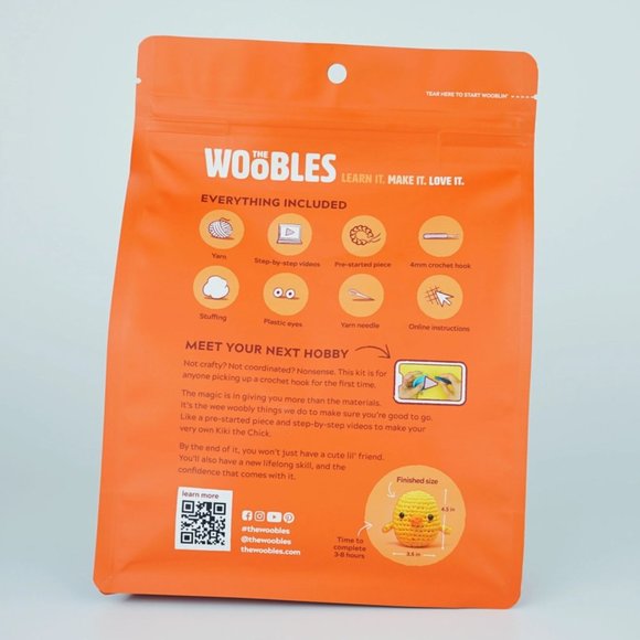 Kiki the Chick Beginner Crochet Kit - Picture 8 of 16